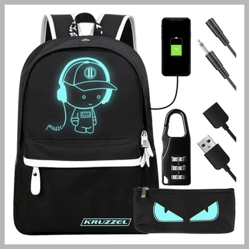 Kruzzel - USB osvetlený batoh 00019374