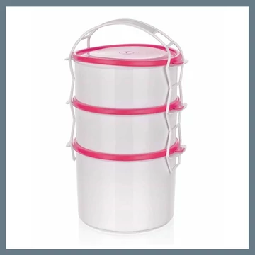 BANQUET APETIT plastová obedová nádoba, 3-dielna 55079901
