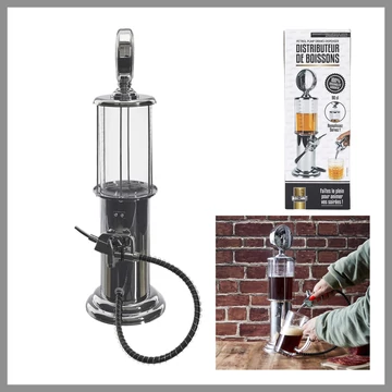 Dávkovač nápojov v tvare benzínovej pumpy, 900 ml – KV7333