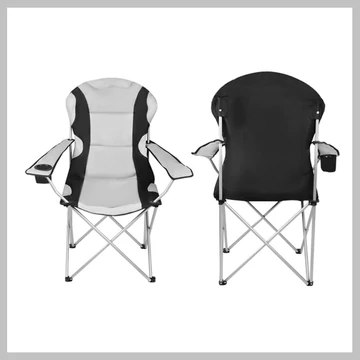 Rybárska stolička, sivá, nosnosť 120 kg – 00023674