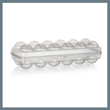 BANQUET myKITCHEN priehľadný plastový box na vajíčka, 12 ks, 27 x 10 x 6,7 cm – 55072048