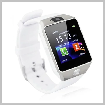 AlphaOne DZ Smart hodinky v maďarskom jazyku – biela – holm0176
