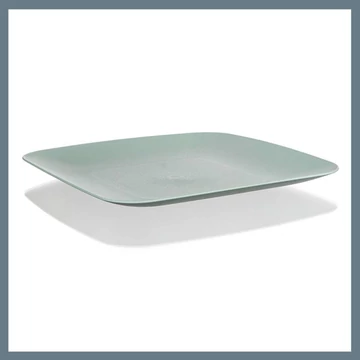 BANQUET Plochý štvorcový tanier 23 x 23 cm, mentolovo zelený 5505781M
