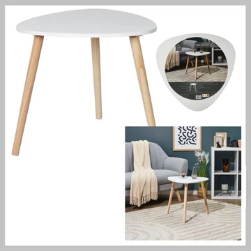 Shelly biely stôl HD0498