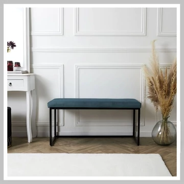 Giulia pad – modrá zamatová tkanina, vlnitý dizajn HD6837
