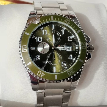 ULYSSES pánske náramkové hodinky zeleno-strieborné CB63