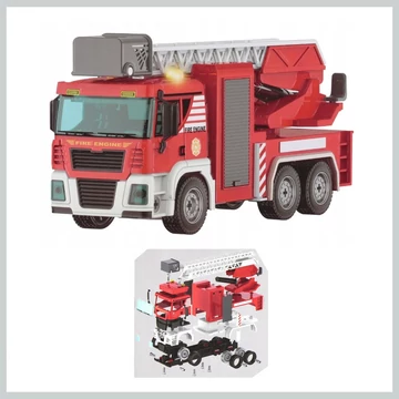 Skrutkovateľné hasičské auto 95+ dielov 294621
