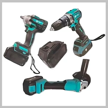 MAT-RIXX Max 3in1 Akumulátorový Nástrojový Set Vŕtačka, Uťahovač Skrutiek, Uhlová Brúska MTX-3IN1
