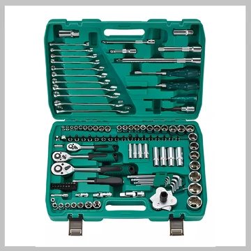 NEW Tools 121-dielna sada nástrčných kľúčov a nástrojov 1/2" 1/4" 3/8" NT-121
