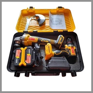 MUSTANG STAR sada náradia uhlová brúska a skrutkovač 2 batérie 48 V MS-2X48V