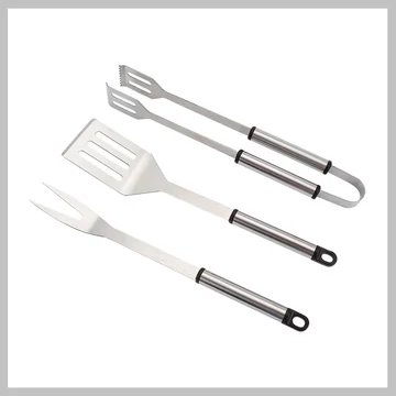 HAPPY GREEN BBQ grilovací set, 3 ks, 38 cm, 5012057-A
