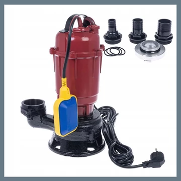 Drviace odpadové vodné čerpadlo s plavákom 3000 l/h 3750W PP1006