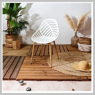 Alameda biela stolička – HDO0218