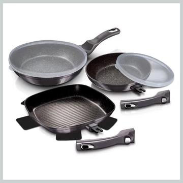 Berlinger Haus Metallic Line Carbon panvica set 270220230134
