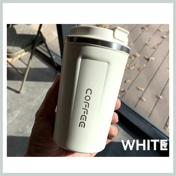 Prémiový termoskový hrnček – biely, štýlový a praktický dizajn 41975457
