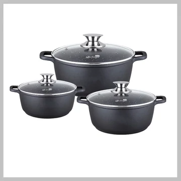 Worthair 3-dielna súprava hrncov WTH-3R