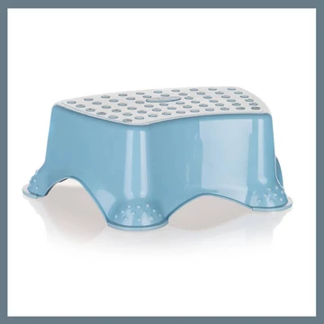 KEEPER Plastový stupienok, 40,5 x 28,5 x 14 cm, modrý 53995122