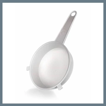 VETRO-PLUS Hranatý plastový sitko PRAKTIS 16 cm, biele 55055298