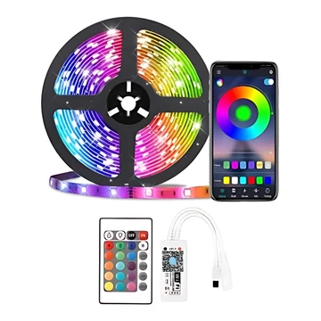 WiFi RGB LED pásik set s diaľkovým ovládaním 5m