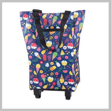 VG Skladovateľná nákupná taška na kolieskach 24135L