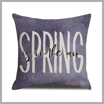 Obliečka na vankúš 45 x 45 cm s nápisom "Tavasz" POD169