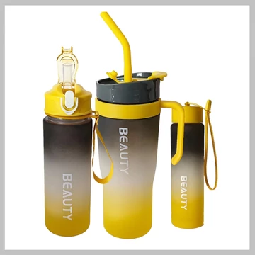 3 v 1 Hrnček a fľaša so slamkou 1200 ml BD13WZ3