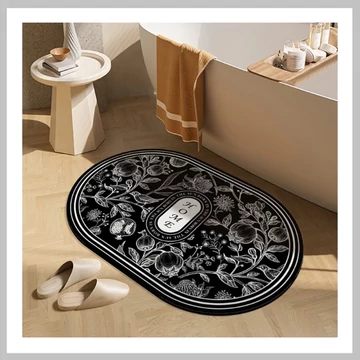 Vintage kúpeľňová predložka 60 x 90 cm Home DYW07