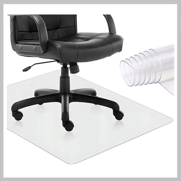 Priehľadná podložka pod stoličku na podlahu 140x100 MP18