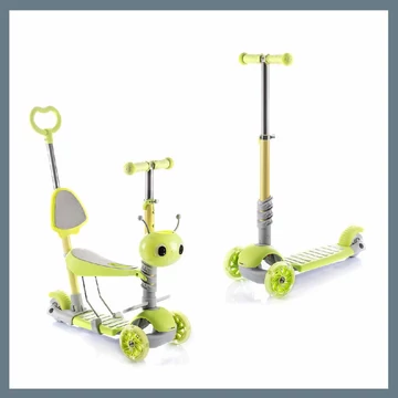 InnovaGoods 3 v 1 Vylepšený Detský Kolobežka 5260103784