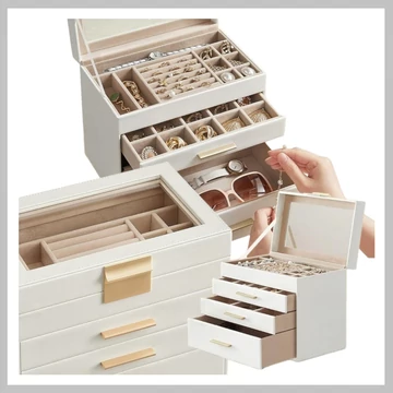 Exkluzívna šperkovnica so 4 úrovňami PD161