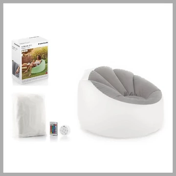 Nafukovacie kreslo s viacerými farbami LED a diaľkovým ovládačom 5260103729
