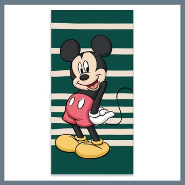 Disney Mickey Green osuška, plážová osuška 60×120 cm BRM016002
