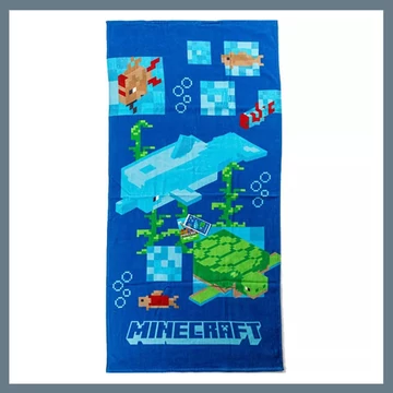 Minecraft Aquatic osuška, plážová osuška 70×140 cm CBX2425104MC