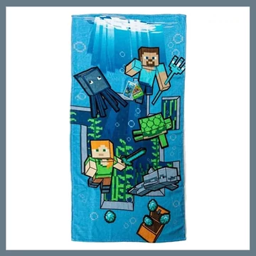 Minecraft Dive osuška, plážová osuška 70×140 cm CBX2452634MC