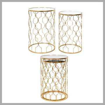 Zasúvacie konferenčné stolíky, 2 ks HD0444
