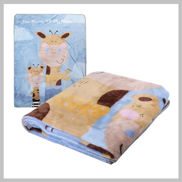 Plyšová deka so žirafou KOC03