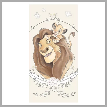 Disney Leví kráľ, Simba osuška, plážová uterák 70x140 cm