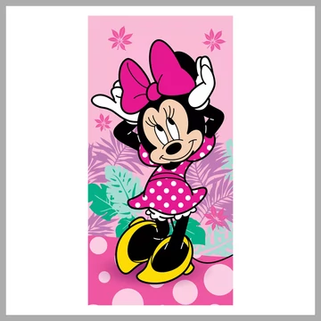 Disney Minnie „Pretty in Pink” osuška, plážová uterák 70x140 cm