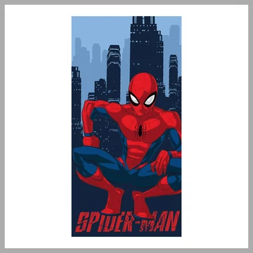 Spiderman osuška, plážová uterák 70x140 cm
