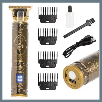 Zastrihávač vlasov a brady s batériou, 4 vymeniteľné hlavice 01812