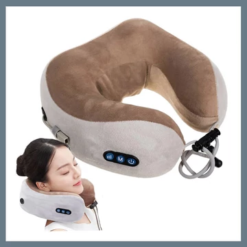 Masážny cestovný vankúš na krk 24454