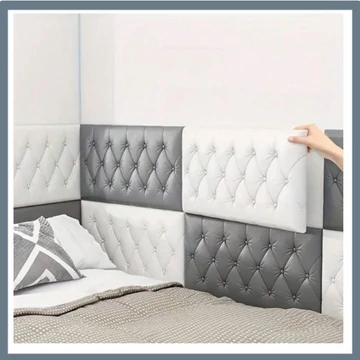 4 ks samolepiacich 3D textúrovaných stenových nálepiek 41366307