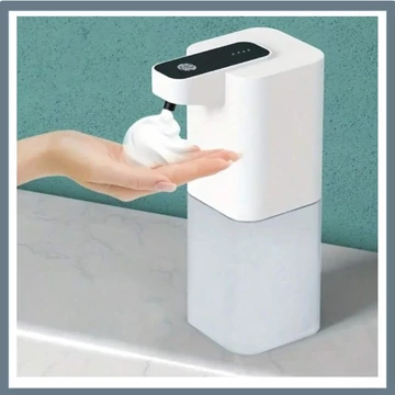 Bezdotykový automatický dávkovač mydla – 400 ml, nabíjateľný cez USB, s penovým dávkovaním 42388826
