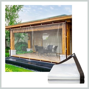 Vodeodolná priehľadná plachta 3x2 m AB191621