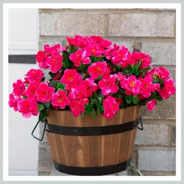 Realistická umelá kvetinová dekorácia na vonkajšie použitie, červená AP729761-p