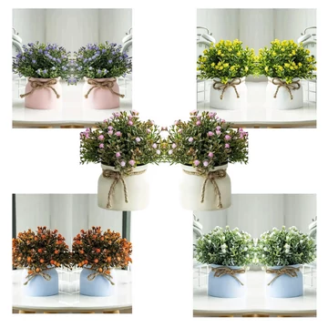 2 ks kvetov v kvetináči rôznych farieb BR30460