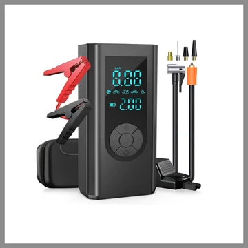 Štartovací Power Pack s Kompresorom, 5v1 Nabíjačka Autobetérie, JN-015D