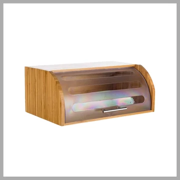 Banquet Bambusový chlebník 40,5 × 27 × 17 cm, s plastovým vekom A27101007