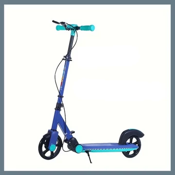 Veľké kolesá skladací kolobežka – Modrá 601099547290534-K