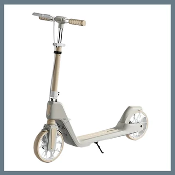 Veľké kolesá skladací kolobežka pre dospelých – Popolavá 601099547435130-H